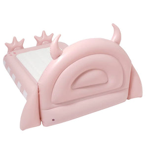 Aufblasbares Kinderbett – Monster Pink