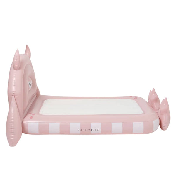 Aufblasbares Kinderbett – Monster Pink