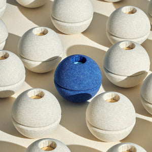 Schaumstoffball - sand grey/honey yellow