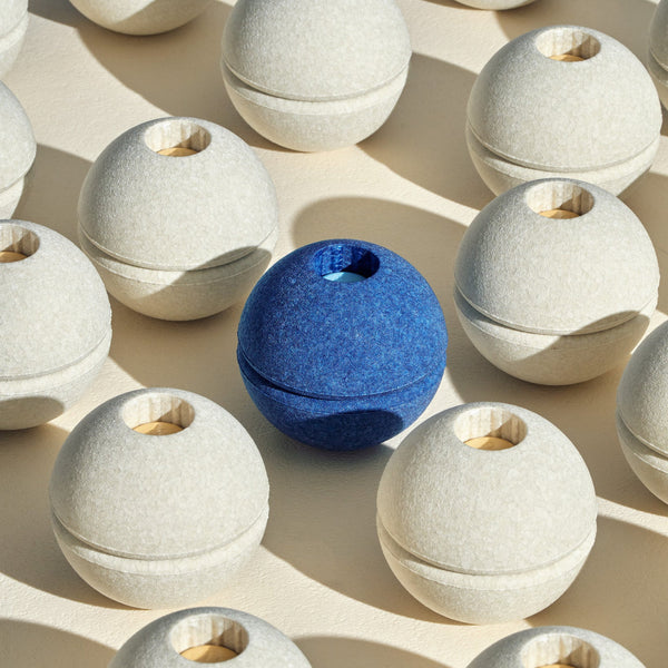Schaumstoffball - sand grey/honey yellow