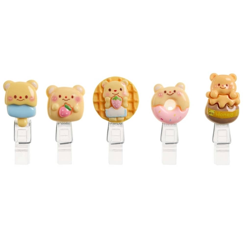 5er-Set Mini-Clips – Bären