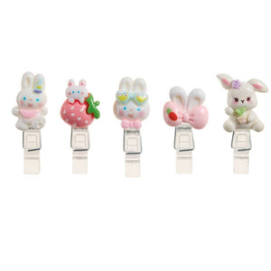5er-Set Mini-Clips – Häschen