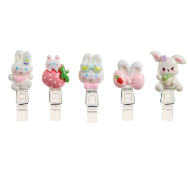 5er-Set Mini-Clips – Häschen