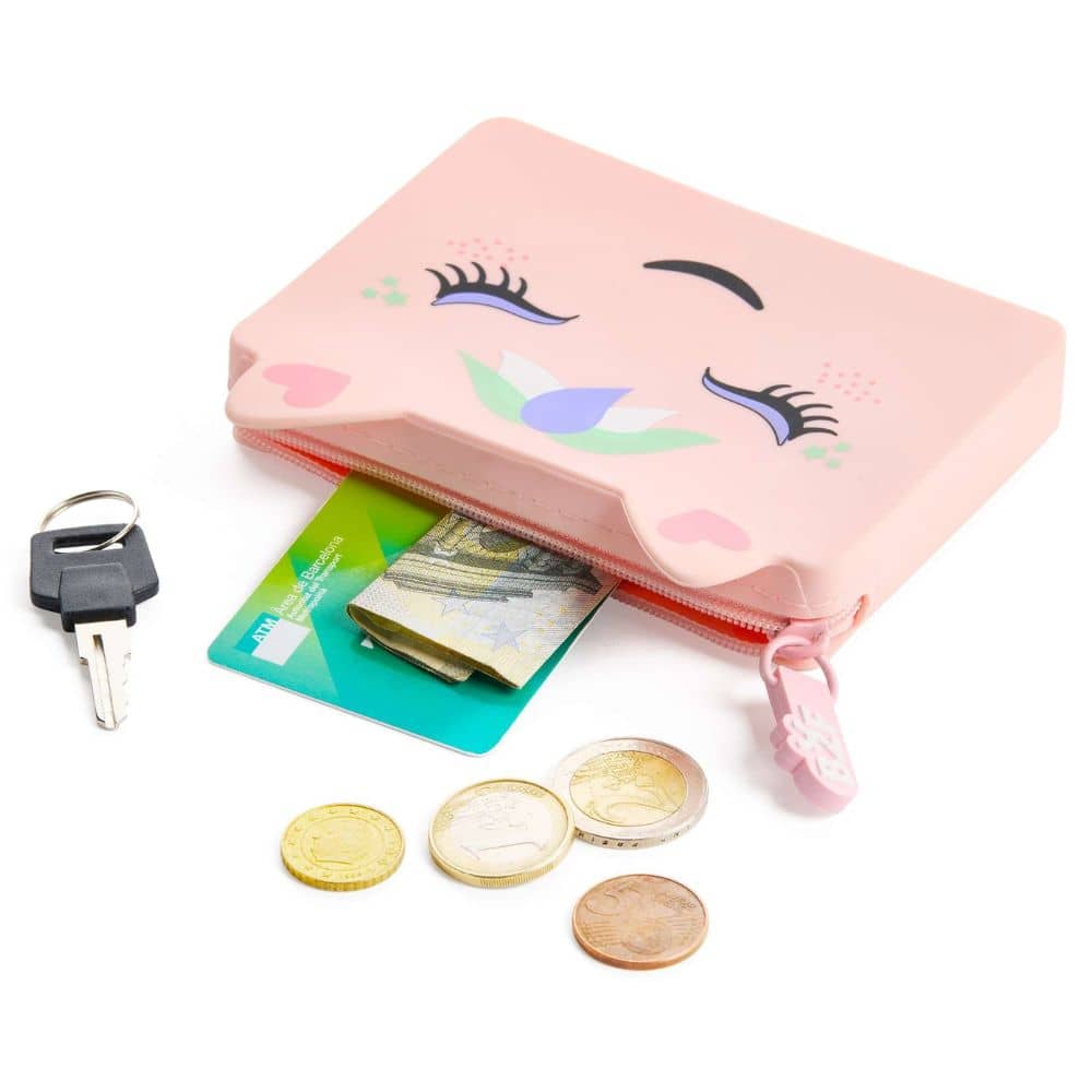 Geldbörse, Silikonhülle Wild Cards – Einhorn