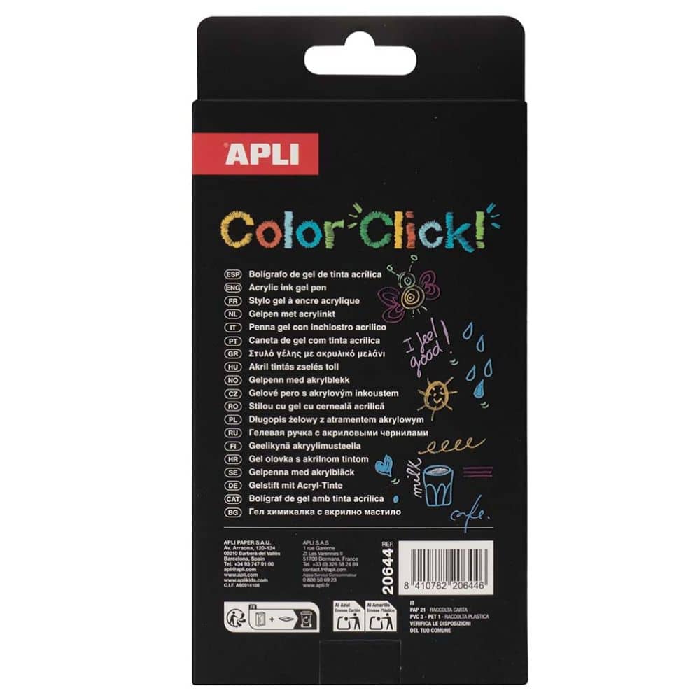 Color Click Gelstifte mit Acryltinte – Goldener Herbst, 6 Farben