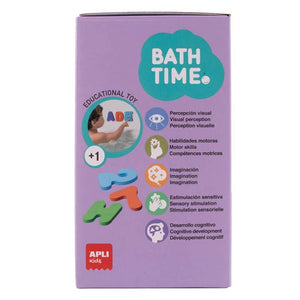 Bunte Schaumstoffbuchstaben und -ziffern - Bath Time