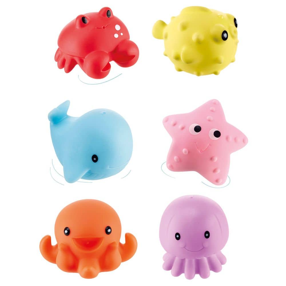 Sinnesfördernde Badespielzeuge - Bath Time, 6 Stück