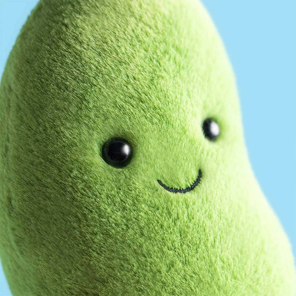 Kuscheltier - Plüsch-Grüne Bohne, 12 cm