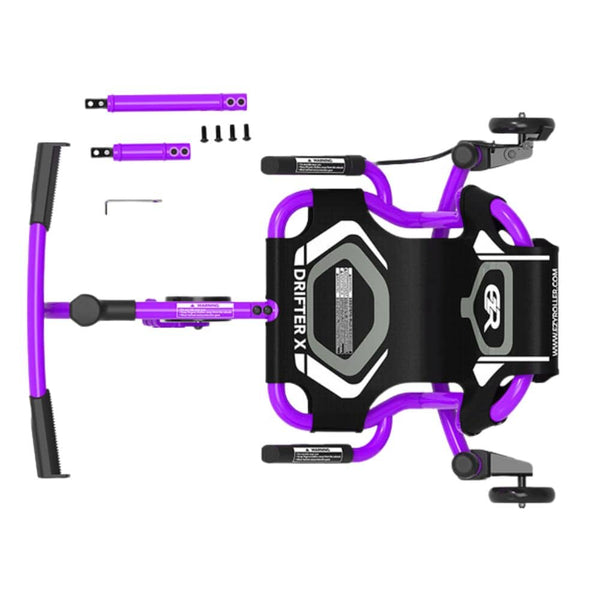 Drifting-Sitz-Gokart & Kinderfahrzeug - Drifter X Purple (4-12 Jahre)