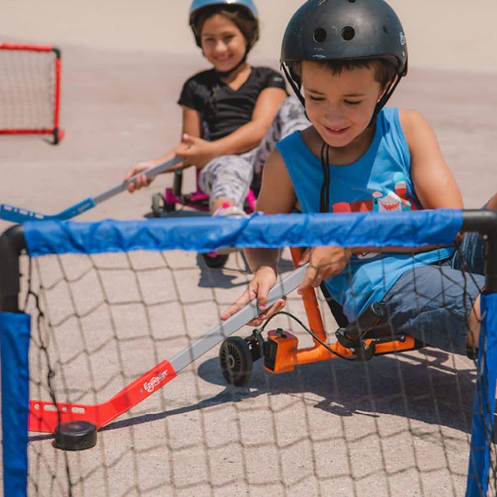 Outdoor-Hockeyset für 4 Personen - Hockey Set (inkl. 2 Tore, 4 Schläger, 2 Pucks)
