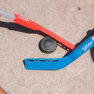 Outdoor-Hockeyset für 4 Personen - Hockey Set (inkl. 2 Tore, 4 Schläger, 2 Pucks)