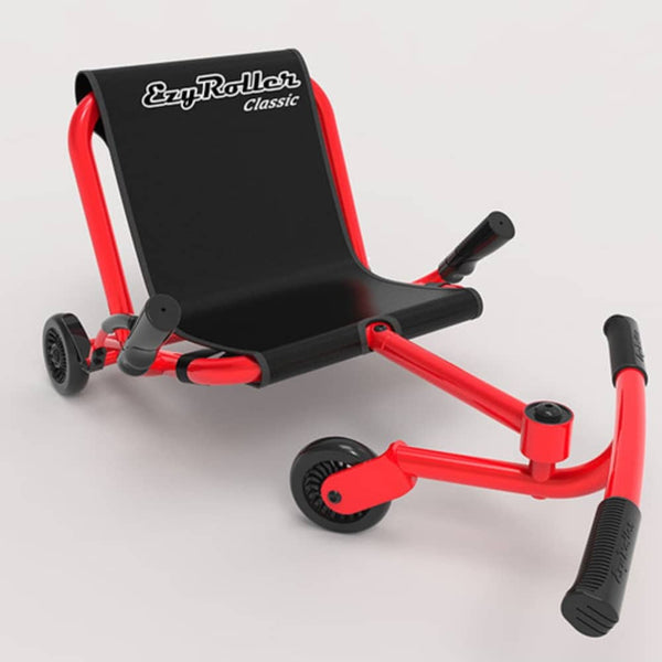 Kinderfahrzeug & Sitz-Gokart mit Beinantrieb - Classic Red (3-12 Jahre)