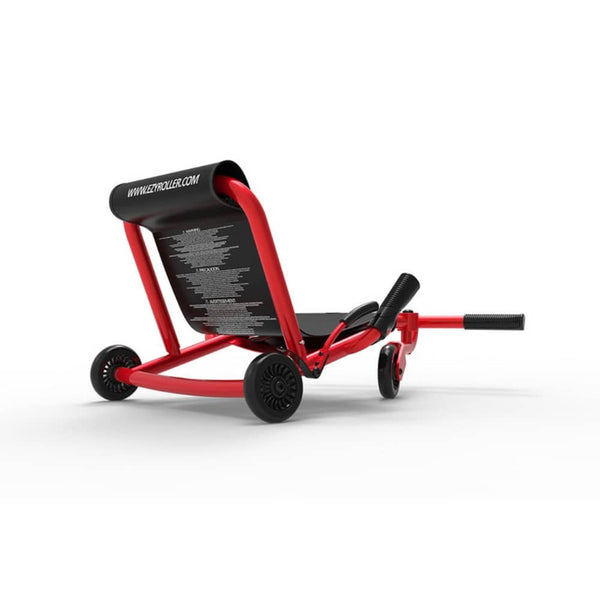 Kinderfahrzeug & Sitz-Gokart mit Beinantrieb - Classic Red (3-12 Jahre)