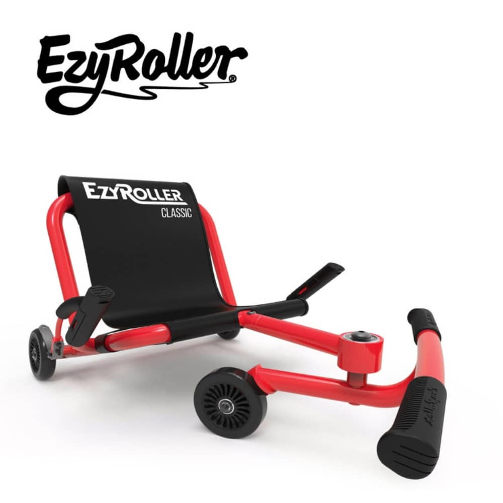 Kinderfahrzeug & Sitz-Gokart mit Beinantrieb - Classic Red (3-12 Jahre)