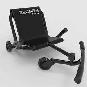 Kinderfahrzeug & Sitz-Gokart mit Beinantrieb - Classic Metal Black (3-12 Jahre)