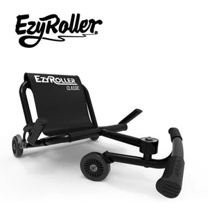 Kinderfahrzeug & Sitz-Gokart mit Beinantrieb - Classic Metal Black (3-12 Jahre)
