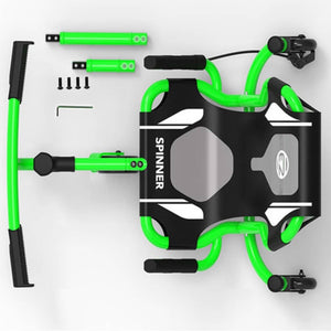360° Action-Sitz-Gokart & Kinderfahrzeug - Spinner X Green (4-12 Jahre)