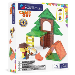 Magnetbausteine – Camp Out, 16-teilig
