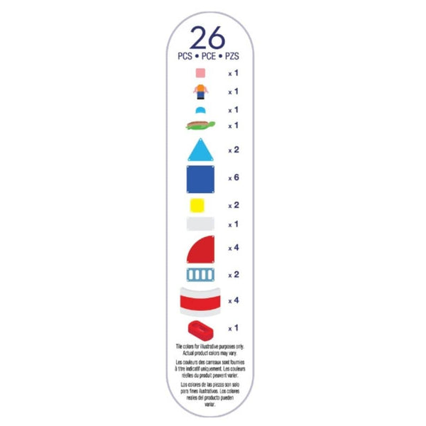 Magnetbausteine – Lighthouse Rescue, 26 Teile