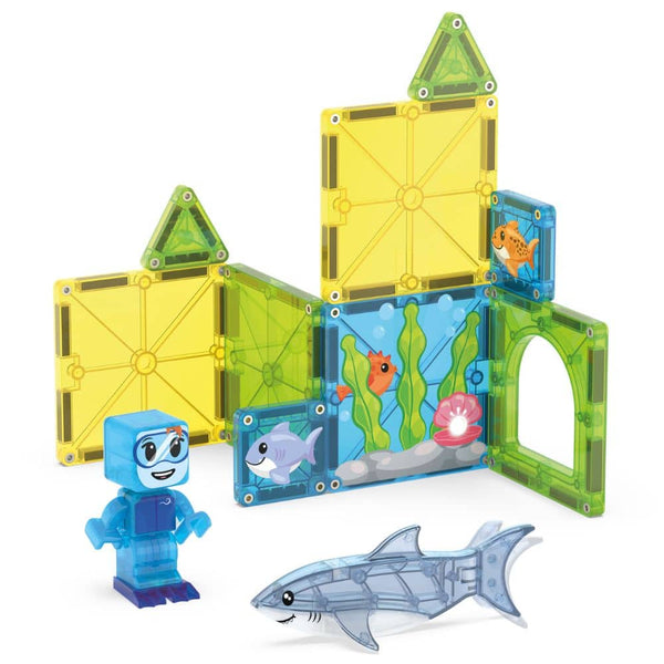 Magnetbausteine – Shark Dive, 13-teilig