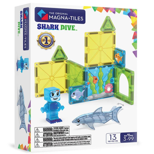 Magnetbausteine – Shark Dive, 13-teilig