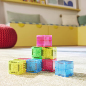 Magnetbausteine – microMAGS Cubes, 9-teilig