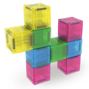 Magnetbausteine – microMAGS Cubes, 9-teilig