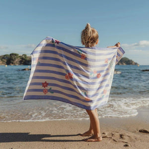 Strandtuch – Dreamy Purple Stripe 60 x 120 cm