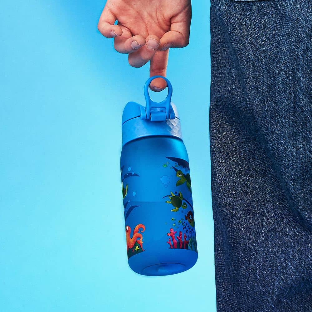 Trinkflasche für Kinder 350 ml ION8 - Sea Turtle