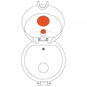 Stahlflasche 600 ml ION8 - Spaceships