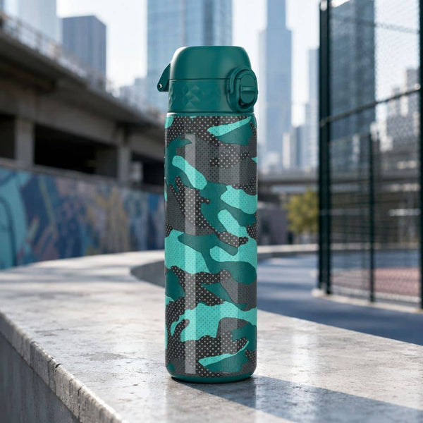 Stahlflasche 600 ml ION8 - Camouflage