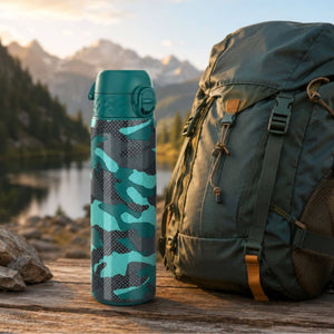 Stahlflasche 600 ml ION8 - Camouflage