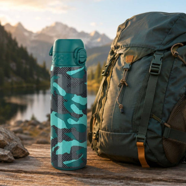 Stahlflasche 600 ml ION8 - Camouflage