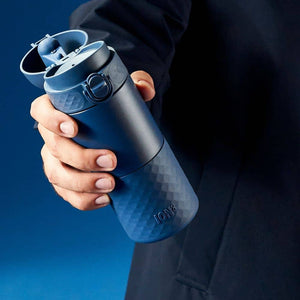 Thermosflasche aus Stahl 360 ml ION8 - Ash Navy