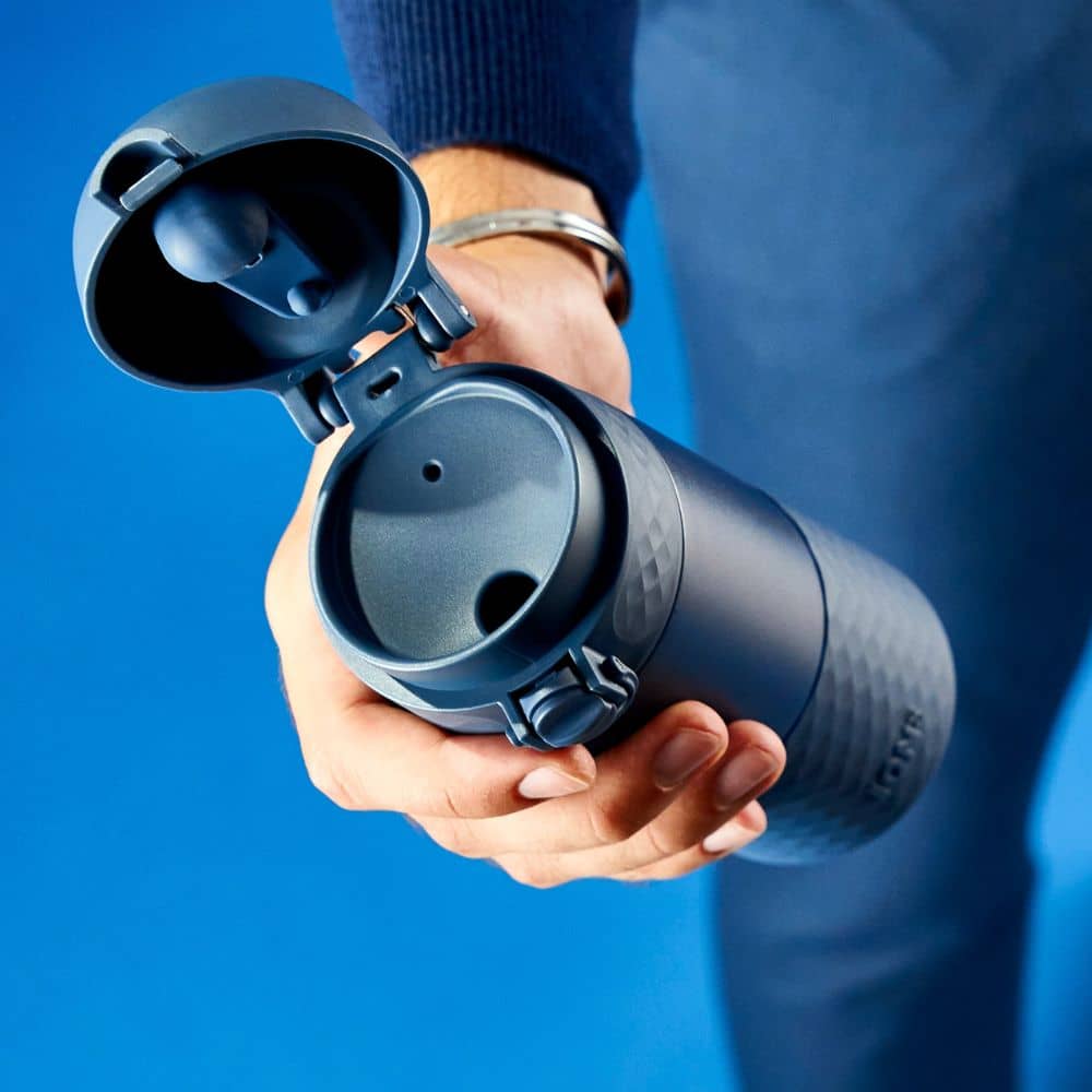Thermosflasche aus Stahl 360 ml ION8 - Ash Navy