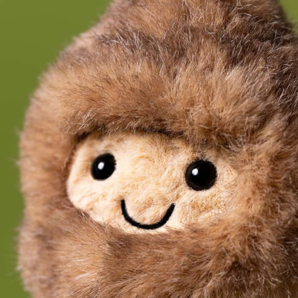Kuscheltier – Plüsch-Yeti Fröhlicher Erdnuss – 15 cm