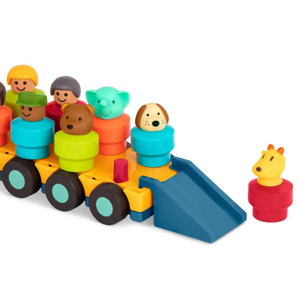 Bus mit drehenden Passagieren – Spinning Bus