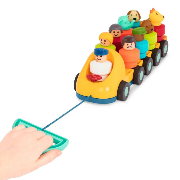 Bus mit drehenden Passagieren – Spinning Bus