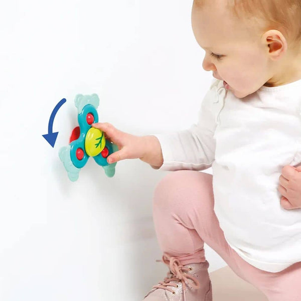 Sensorik-Spinner mit Saugnapf und Beißring – Koala