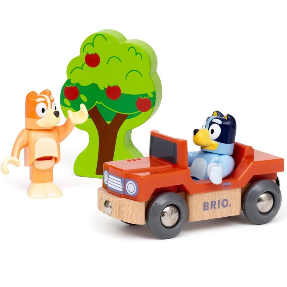 BRIO Bluey Train Set als Rundkurs mit Zug, Auto und Figuren