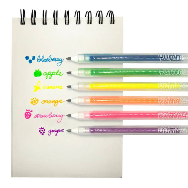 Duftende Gel-Stifte Yummy! – Neon, 6 Stück