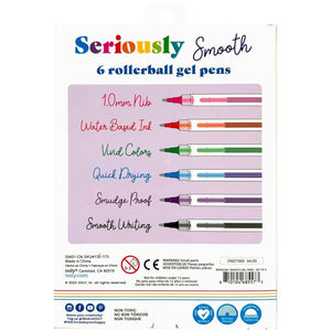 Ultraweiche und geschmeidige Kugelschreiber Seriously Smooth, 6 Stück