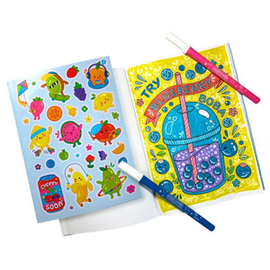 Duftendes Malset Yummy! – Malbuch, Sticker, Filzstifte