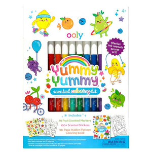 Duftendes Malset Yummy! – Malbuch, Sticker, Filzstifte