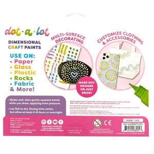 Perlglanz-Punktfarben Dot-A-Lot, 8 Stück