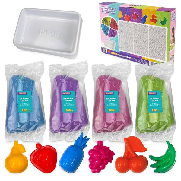 Sensorik-Sand-Set – Tubi Frutti Früchte