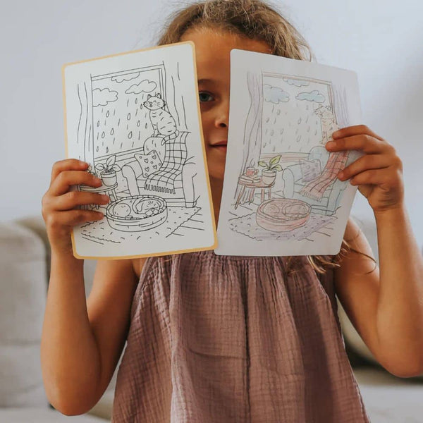 Nachfüllkarten – Kidydraw Pad – Haustiere (30 Stück, ab 6 Jahren)