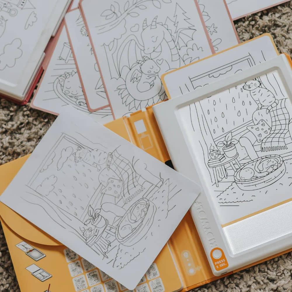 Nachfüllkarten – Kidydraw Pad – Haustiere (30 Stück, ab 6 Jahren)