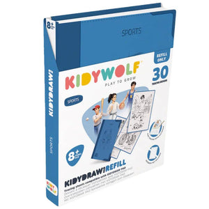 Nachfüllkarten – Kidydraw Pad – Sport (30 Stück, ab 8 Jahren)