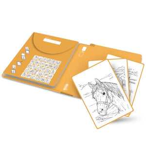 Nachfüllkarten – Kidydraw Pad – Pferde (30 Stück, ab 8 Jahren)